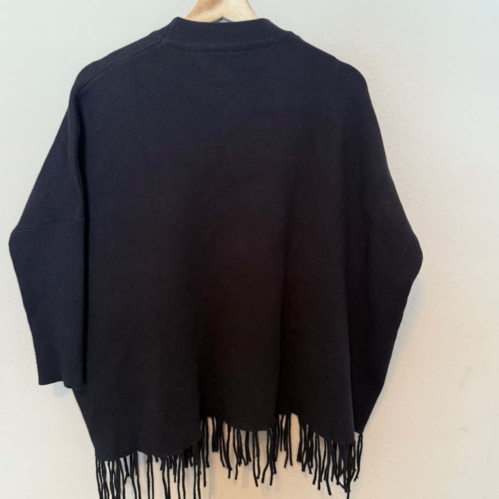 Keyingyi Cashmere Blend Beauty and Dignity Peacock Love Fringe Sweater One Size - Picture 2 of 7